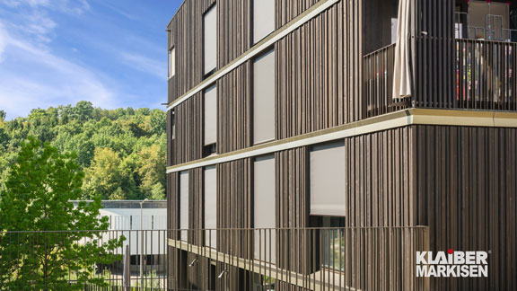 Fassadenmarkise VERTICAL S4110/1 | KLAIBER Sonnen- u. Wetterschutztechnik GmbH