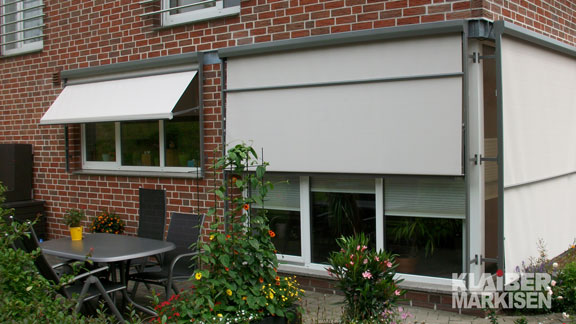 Fassadenmarkise VISOMBRA FS6000-R / -E | KLAIBER Sonnen- u. Wetterschutztechnik GmbH
